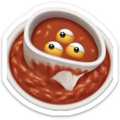 Chili dip golf shot sticker