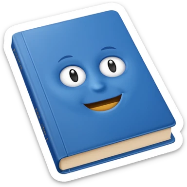 A textbook for studying English language sticker