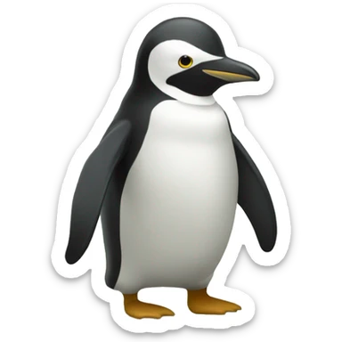 light gree pinguin sticker