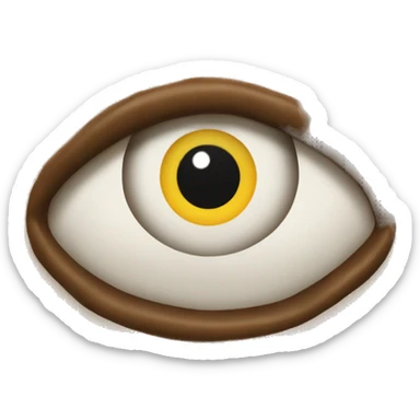 A emoji that’s like 🙂 but one eye twitching sticker