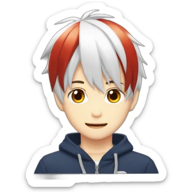 Shoto todoroki sticker