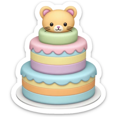 JELLYCAT CAKE sticker