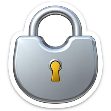 Unlocked mode : cadenas ouvert, grille d’items sans cadenas, ou symbole “créatif” (baguette/étoile). sticker