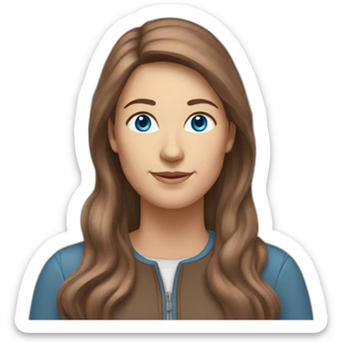 54 year old, female, long chestnut hair, blue eyes, 5' 2" tall, weighs 130 pounds sticker