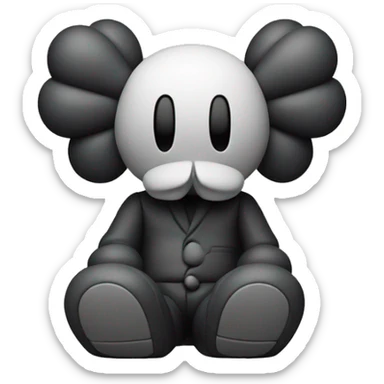 Kaws sticker