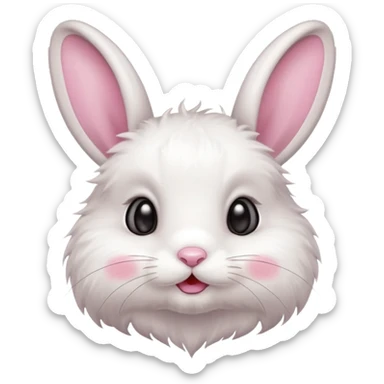 cute baby bunny sticker