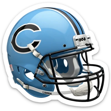 college football Carolina Blue helmet

 sticker