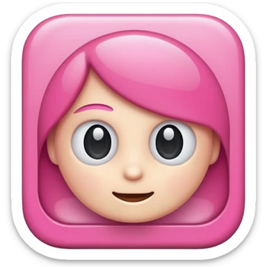 zoom app for meeting pink icon sticker