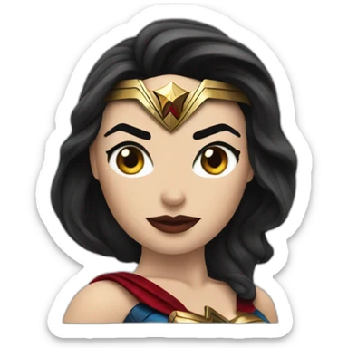 villain wonderwoman sticker