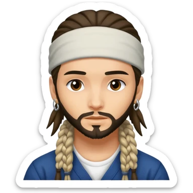 Tom kaulitz from tokio hotel sticker