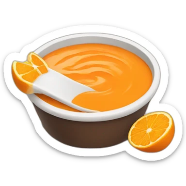orange dip sticker