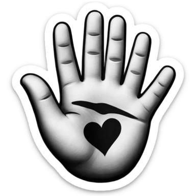 Visualize on-brand content — instantly. black white pallete preferred. hand painting on a canvas sticker