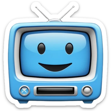 un gif texte qui défile  "BREAKSTYLEZ TV"  change de couleur sur fond noir sticker