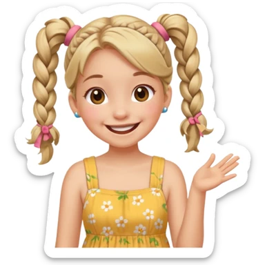 fun cute loud popular pretty girl modest sticker