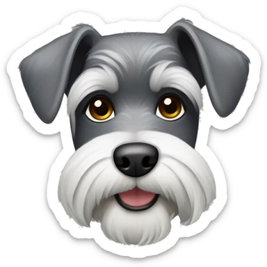 zwergschnauzer  sticker