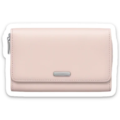 Pale pink wallet sticker