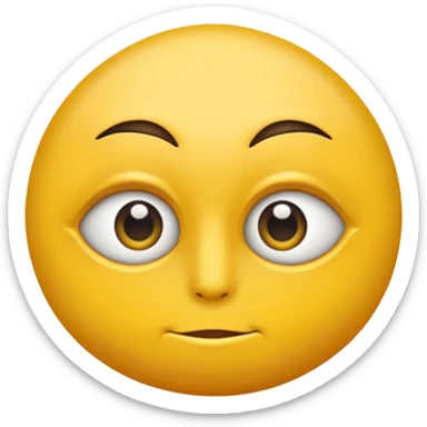 Hazme una carita redonda  amarilla aturdida con un porro en la boca sticker