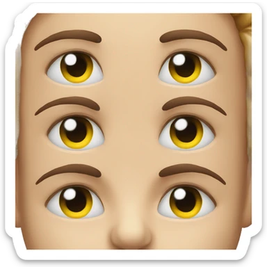 Eyes blinking sticker