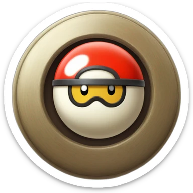 pokemon professor oak anime global trade station badge pokeball sticker
