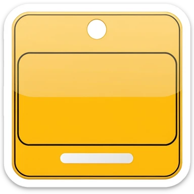 yellow ticket card  sticker