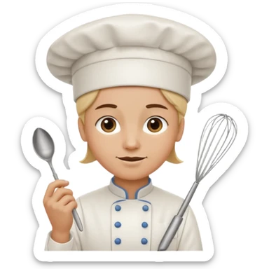 Profesora de pastelería sticker