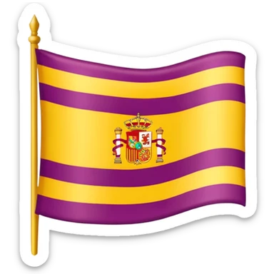 Bandera republicana española sticker