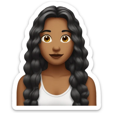 girls look in the mirror sticker