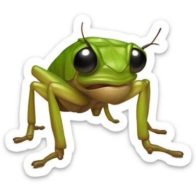 Cricket Coqui - coqui grillo - Puerto Rican Caribbean  sticker