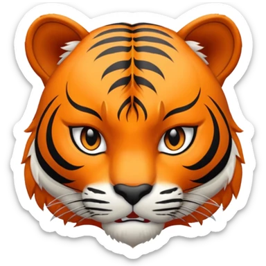 fierce tigress sticker