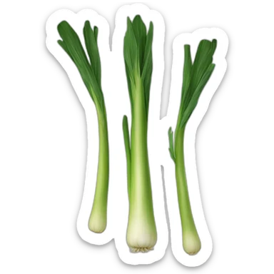emoji vegetable  leek sticker