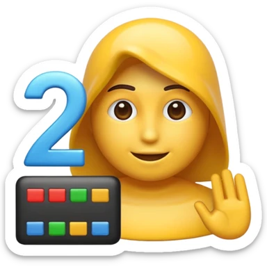Create an emoji displaying "28R1" same as ansys uses in its product sticker
