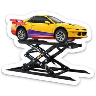 Pimped racing palet lift sticker