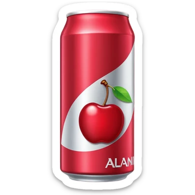 Alani energy drink cherry pop sticker