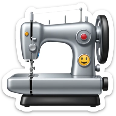 Creame un emoji de una maquina de coser sticker