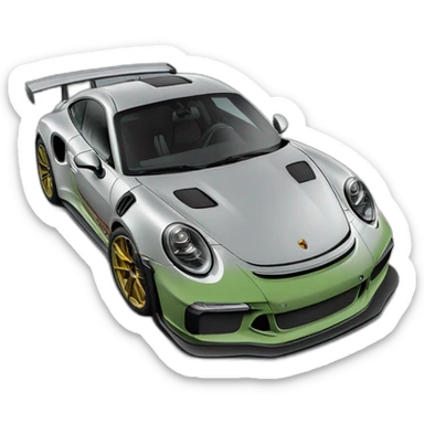 Porsche GT3 RS weissach sticker