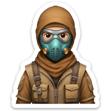 débrouillard ferraille cuivre  post apo survie loot gaming pas de personnage sticker