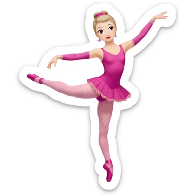 danseuse en collant sticker
