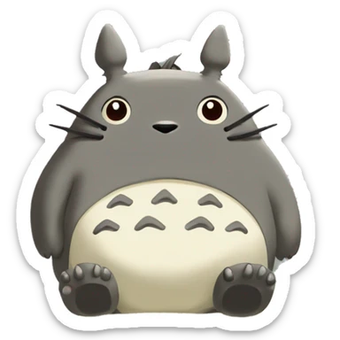 Totoro the main character of the movie of the Studio Ghibli “My Neighbor Totoro” sticker