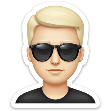 The sunglasses guy from the movie 'They Live' sticker