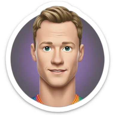 Disco Jonathan Toews wearing rainbow lace shirt sticker