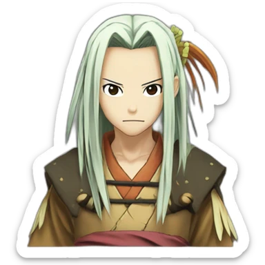 Asakura Hao Shaman King 2001 sticker