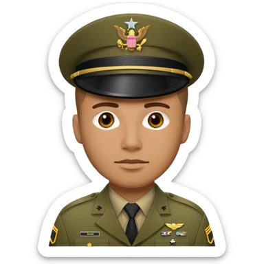 Us army soldier male sergeant sticker