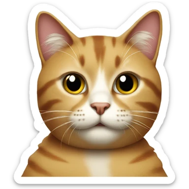 Atomic coffee cat sticker