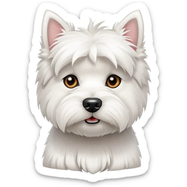 West Highland White Terrier dog sticker