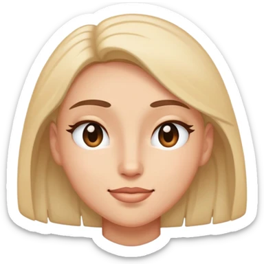 Left eye close right eye open with a flirty smirk sticker