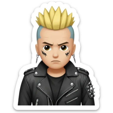 punk rock thing sticker