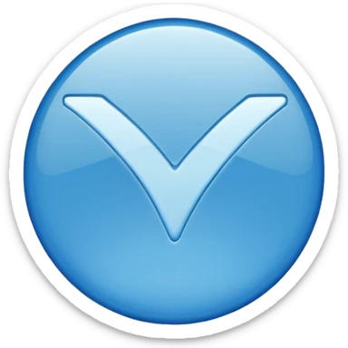 Please donate blue tik sticker