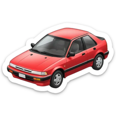 Honda civic 1991 sticker