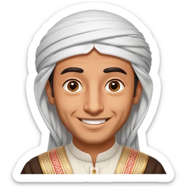 old emirates guys wearin UAE cloths sticker