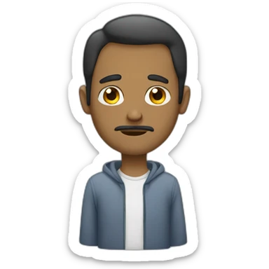 Guy who disapear sticker